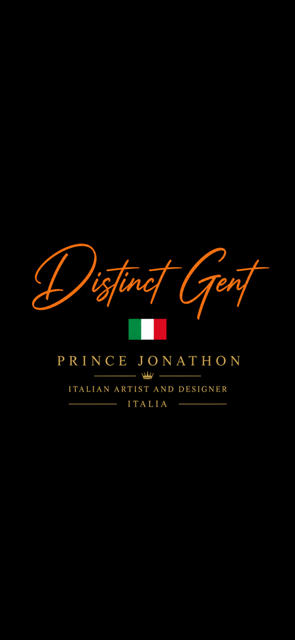 The Distinct Gent by Prince Jonathon, Italian artist and designer